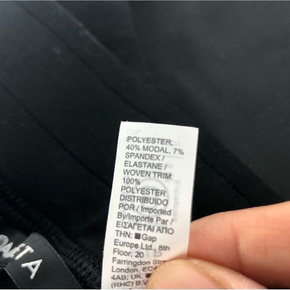 NWT Athleta Get Set Black Loose Fit Jogger Pull On Pants M - Picture 5 of 7